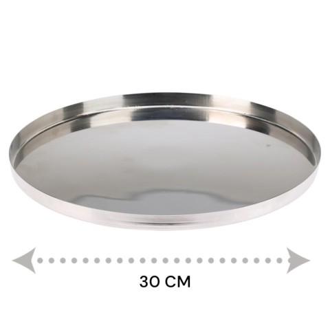 SOTTOCANDELA INOX D30CM